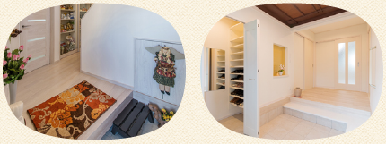 3 壁埋込小物収納