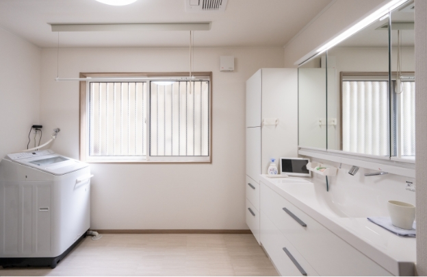 親世帯洗面脱衣室