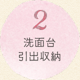 2 洗面台引出収納