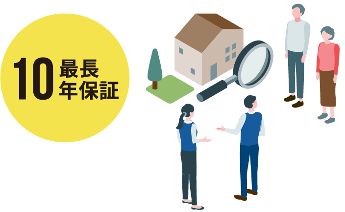 最長10年保証