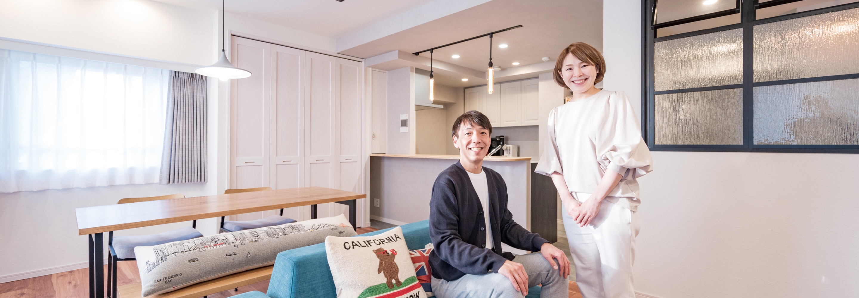 ヴィンテージ×カリフォルニアスタイルの住まいに